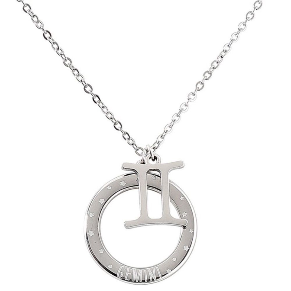 Stainless Steel Gemini
Pendant Necklace
Quotes by Izzy and Oliver